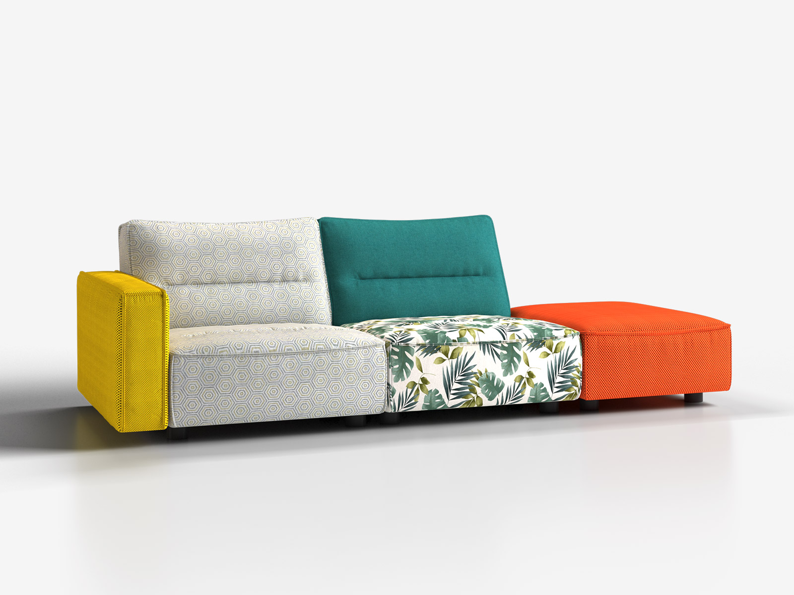 4 Seater Sofa 1 Arm