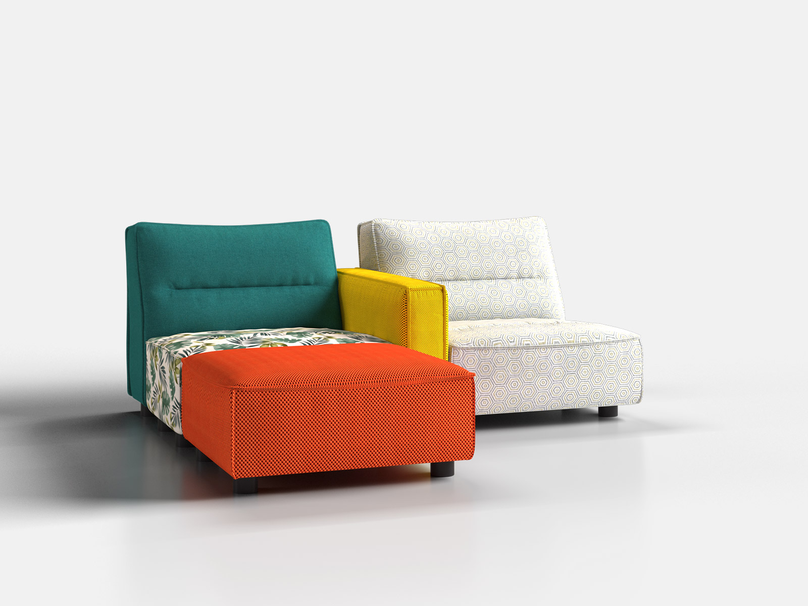 4 Seater Sofa 1 Arm - Image 2