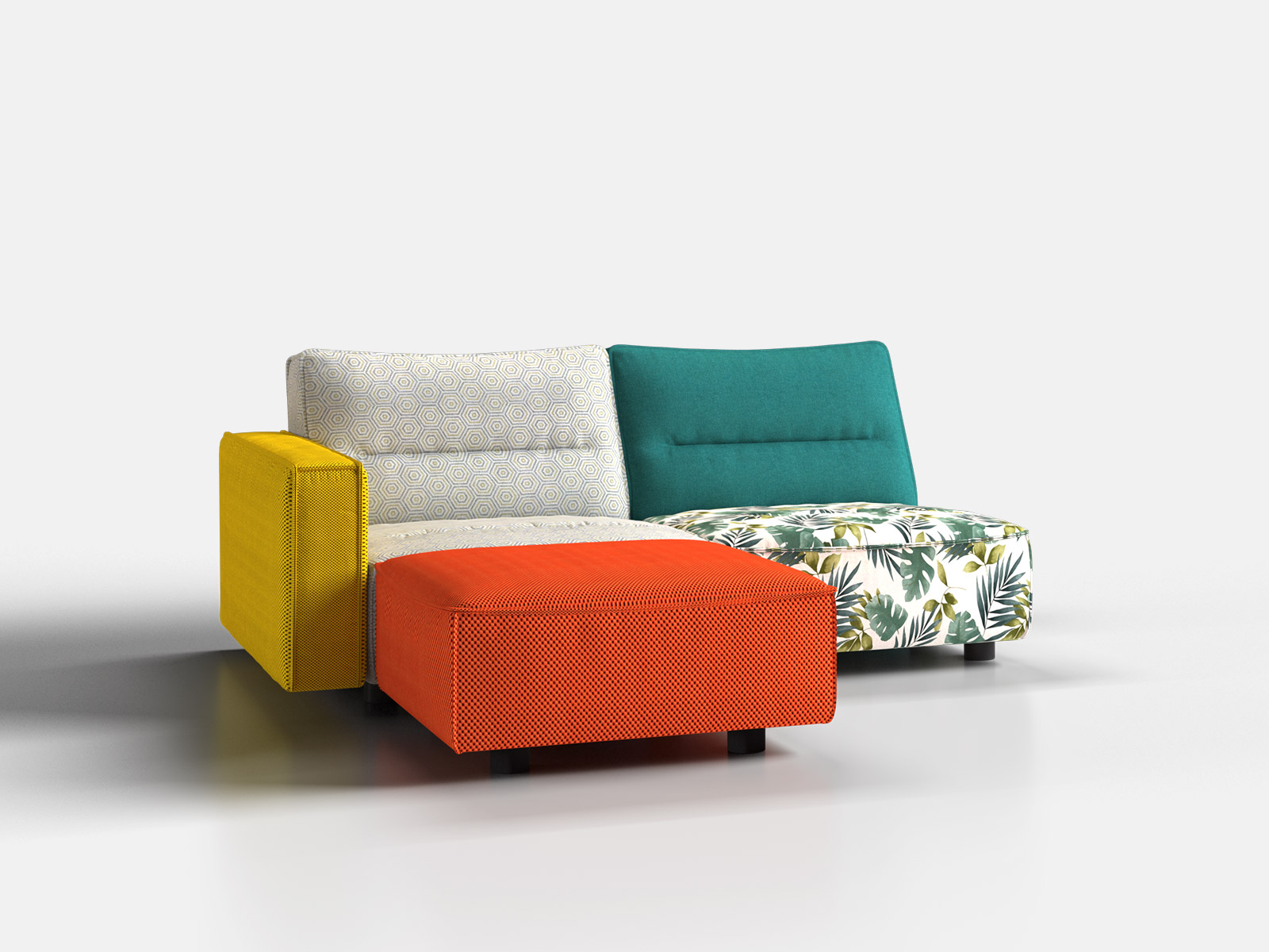 4 Seater Sofa 1 Arm - Image 4