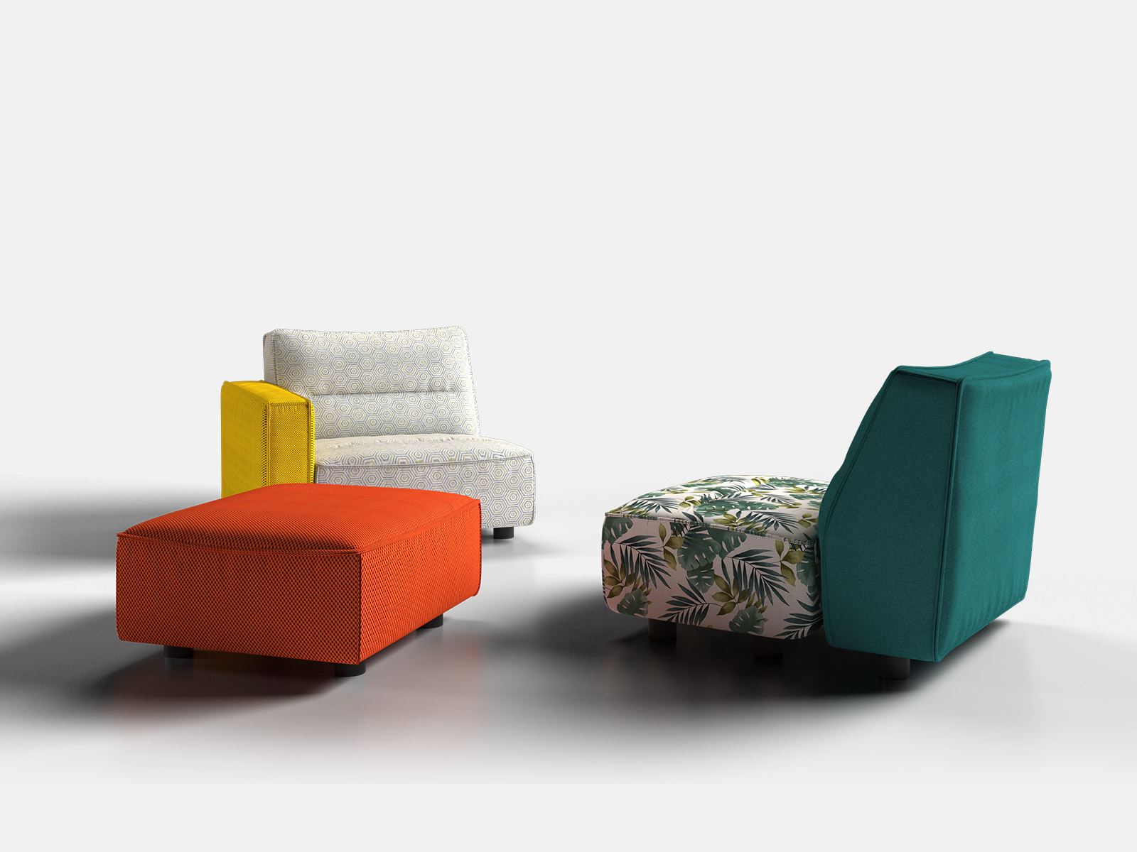 4 Seater Sofa 1 Arm - Image 5