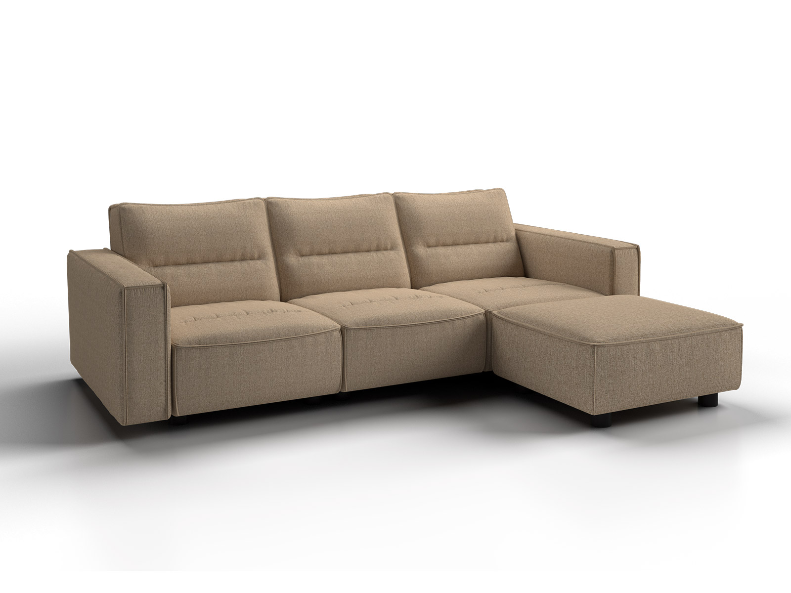 4 Seater Sofa with Ottoman